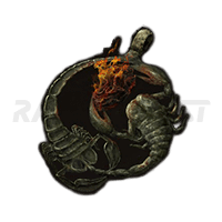 Fire Scorpion Charm-image